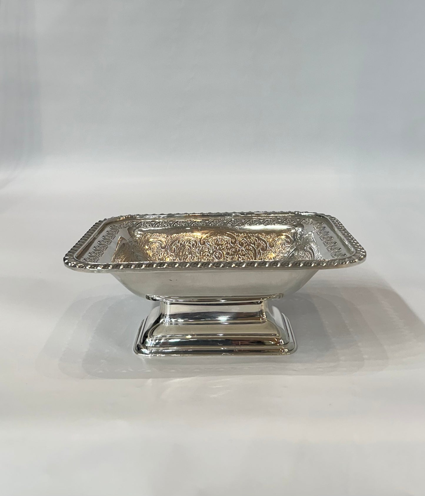 English Vintage Silver plate dish