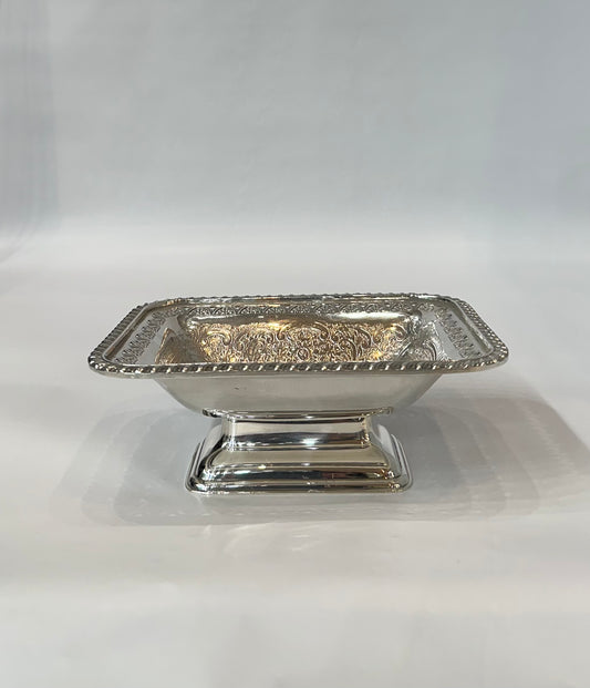 English Vintage Silver plate dish