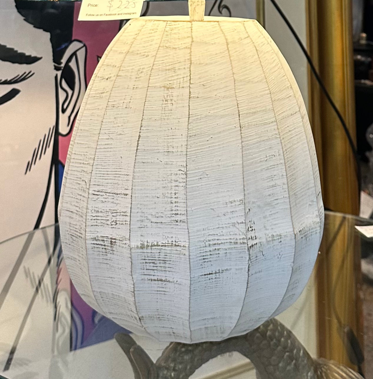 Rustic table lamp