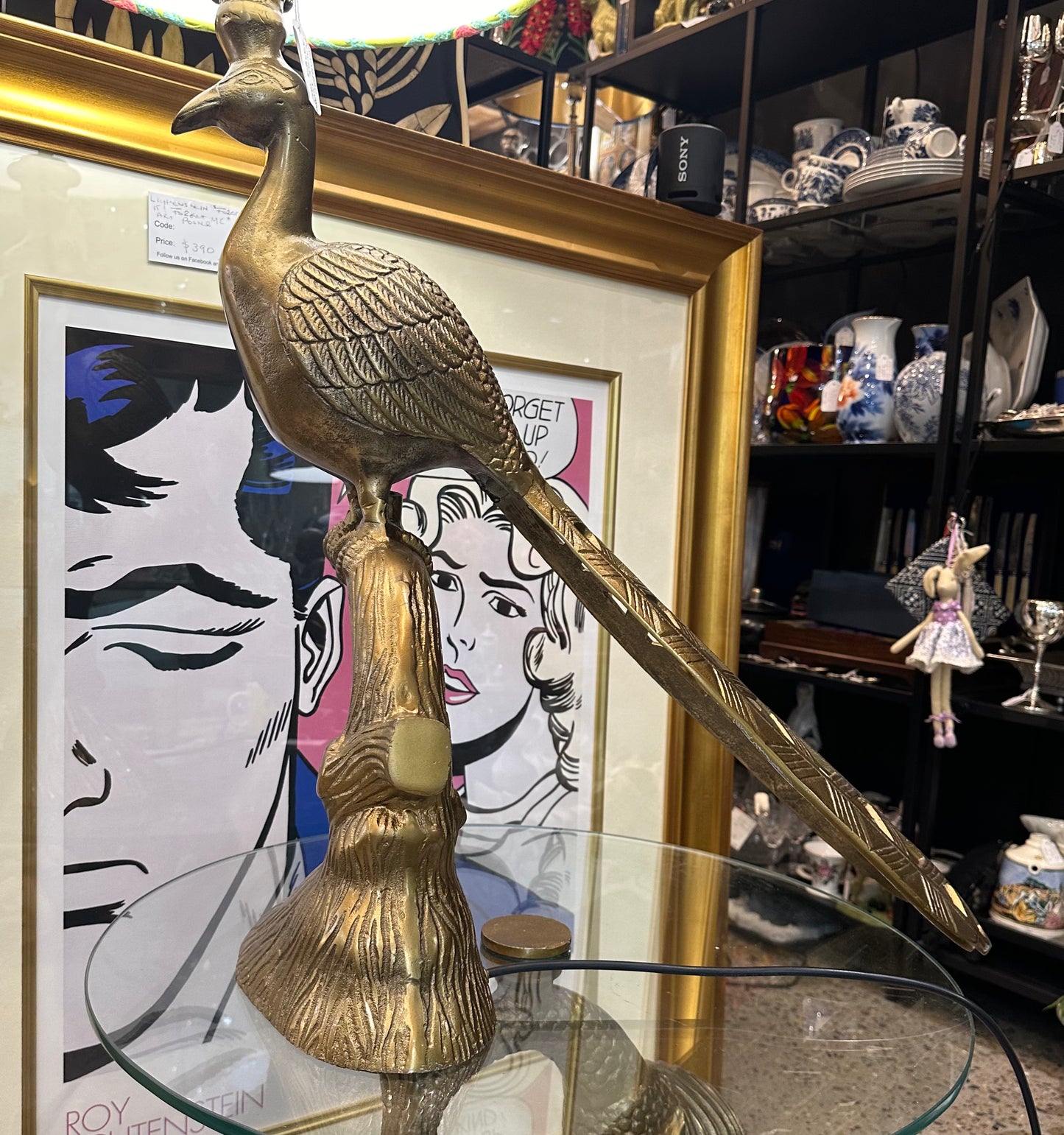 Peacock lampbase