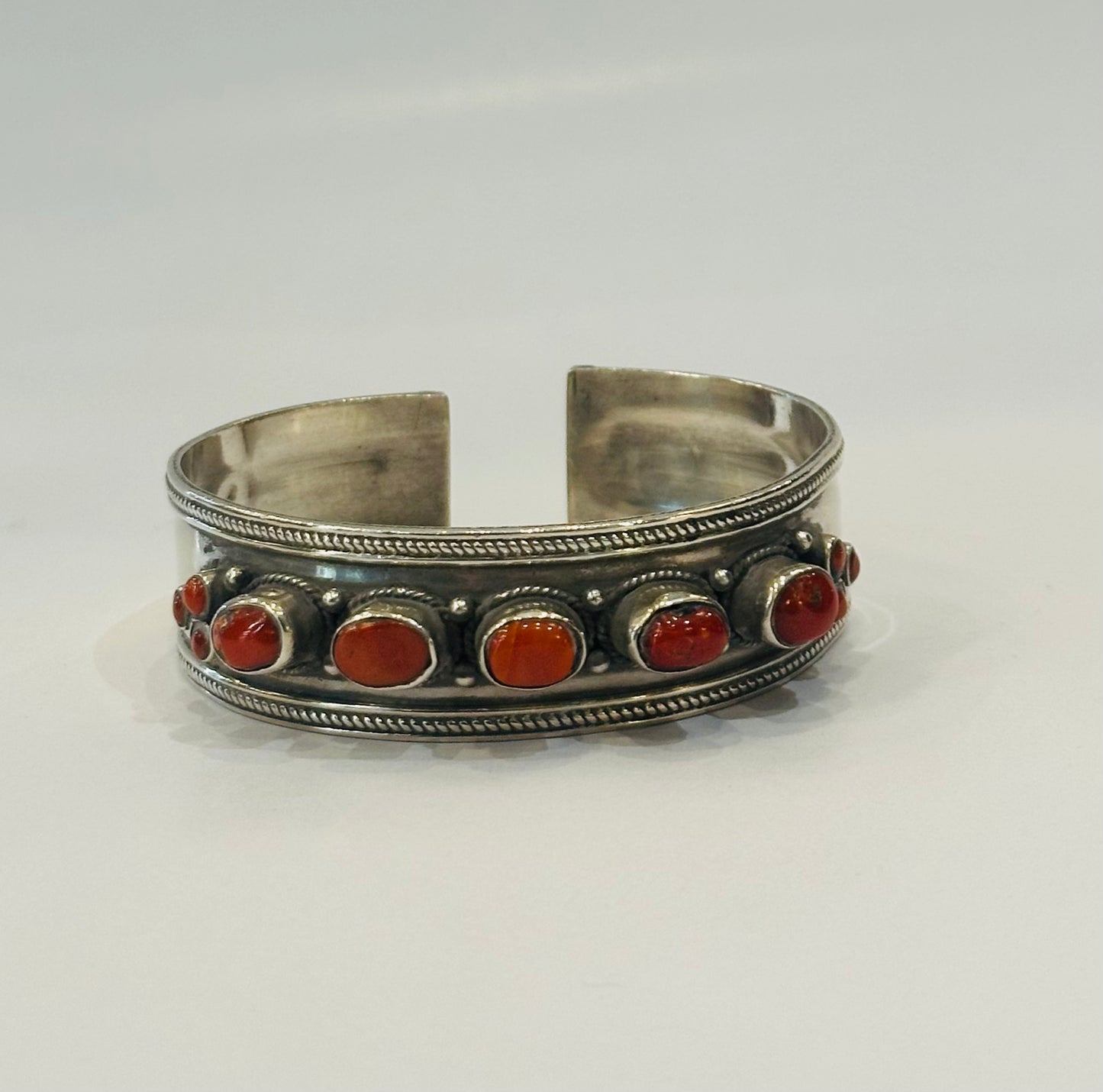 Moroccan Silver Cuff Bracelet