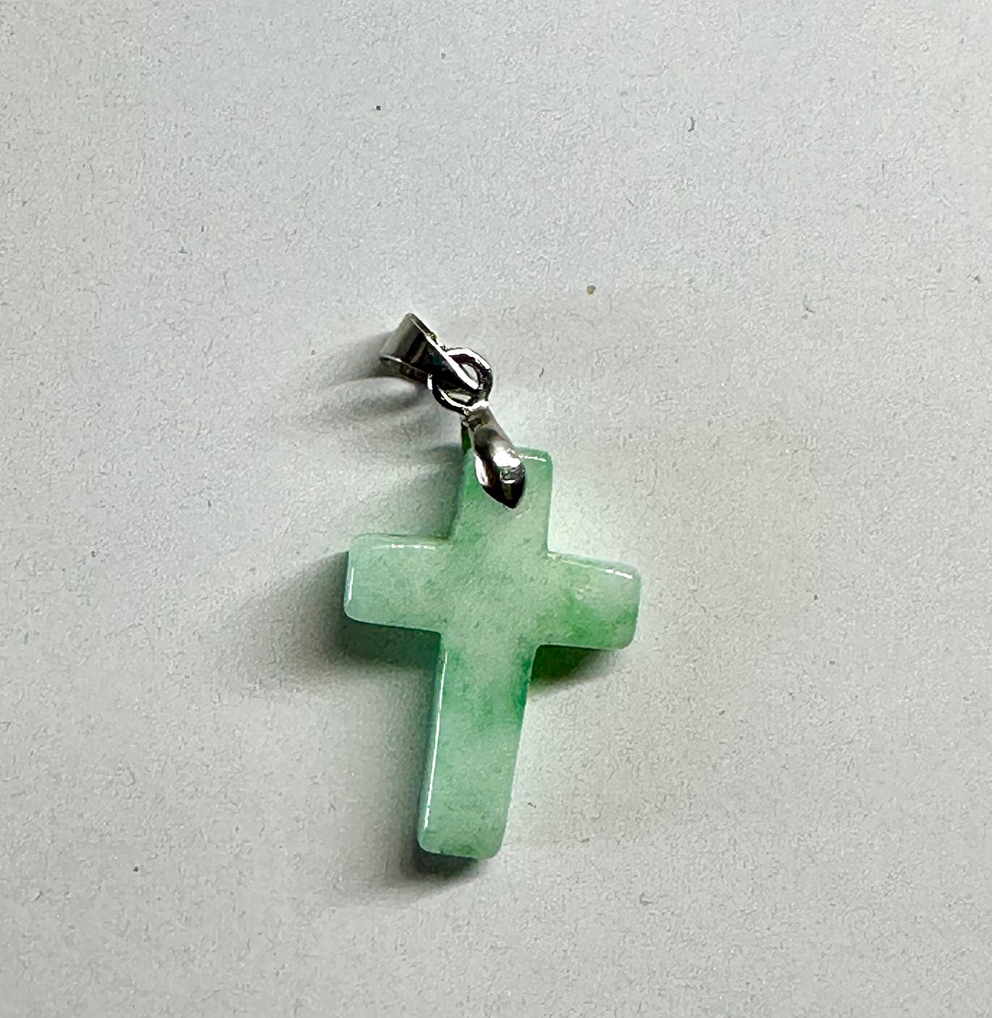 Jade Cross pendant
