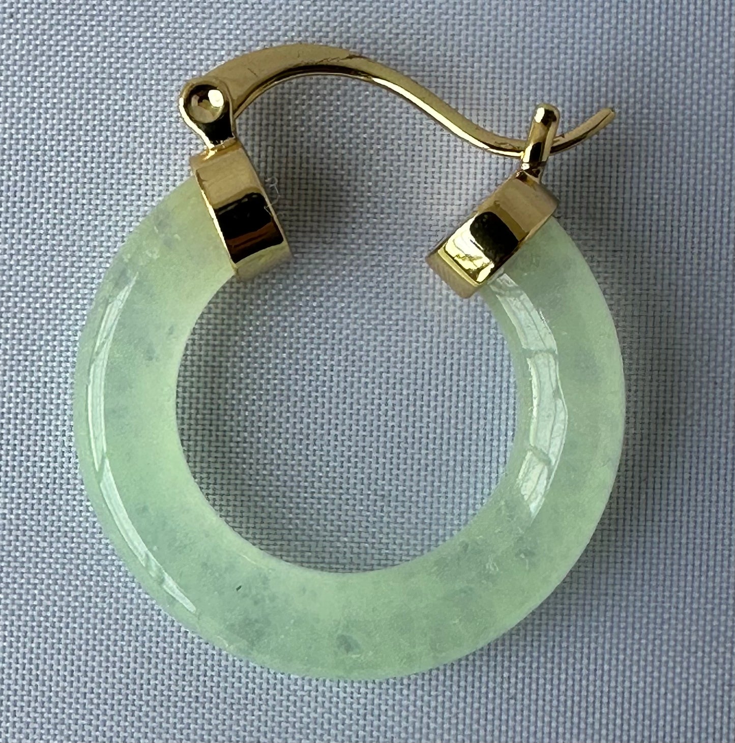 Jade hoop Earrings