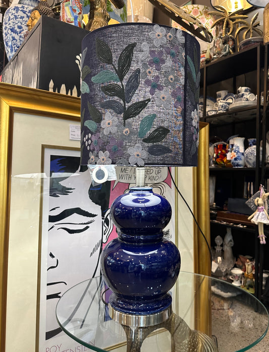 Navy Table Lamp base
