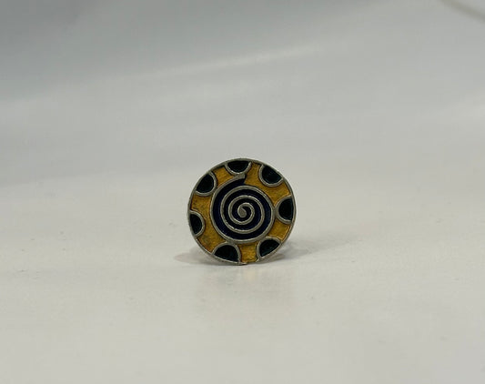 Vintage Enamel Moroccan ring